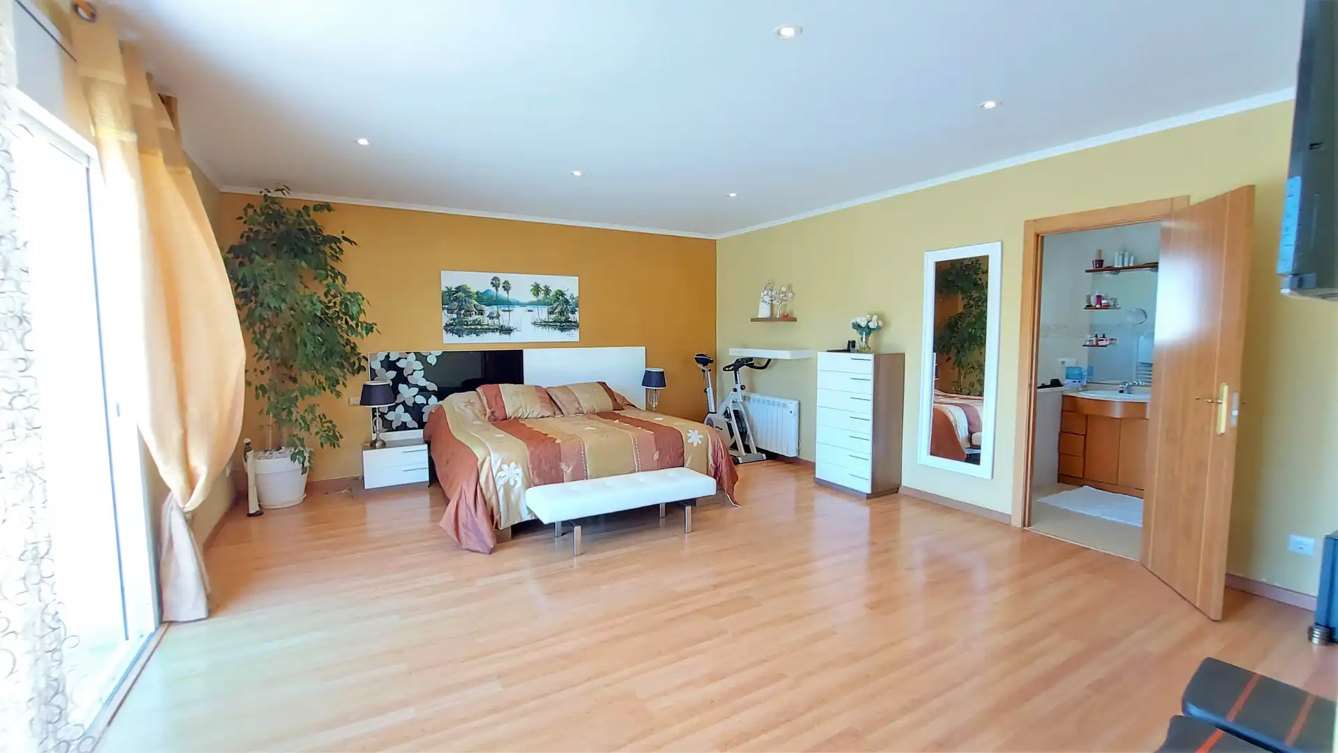 Bedroom of Houses for sale in Calonge i Sant Antoni  with Air Conditioner, Private garden and Terrace