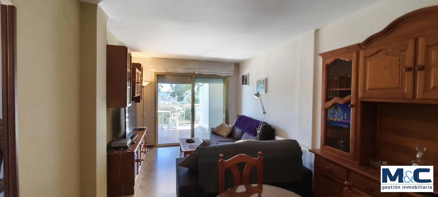 Sala d'estar de Àtic en venda en Salou amb Calefacció, Terrassa i Moblat