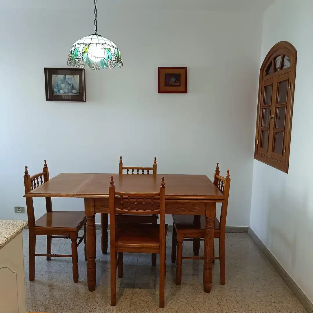 Dining room of Flat for rent in Lugo  with Heating, Furnished and Balcony