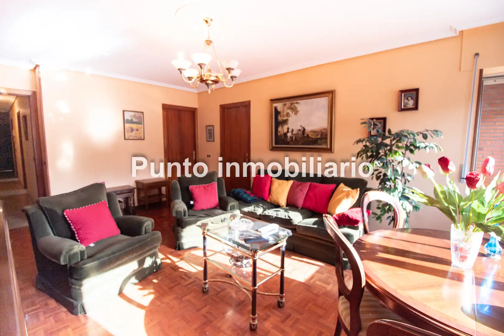 Sala d'estar de Pis en venda en Valladolid amb Calefacció, Parquet i Terrassa