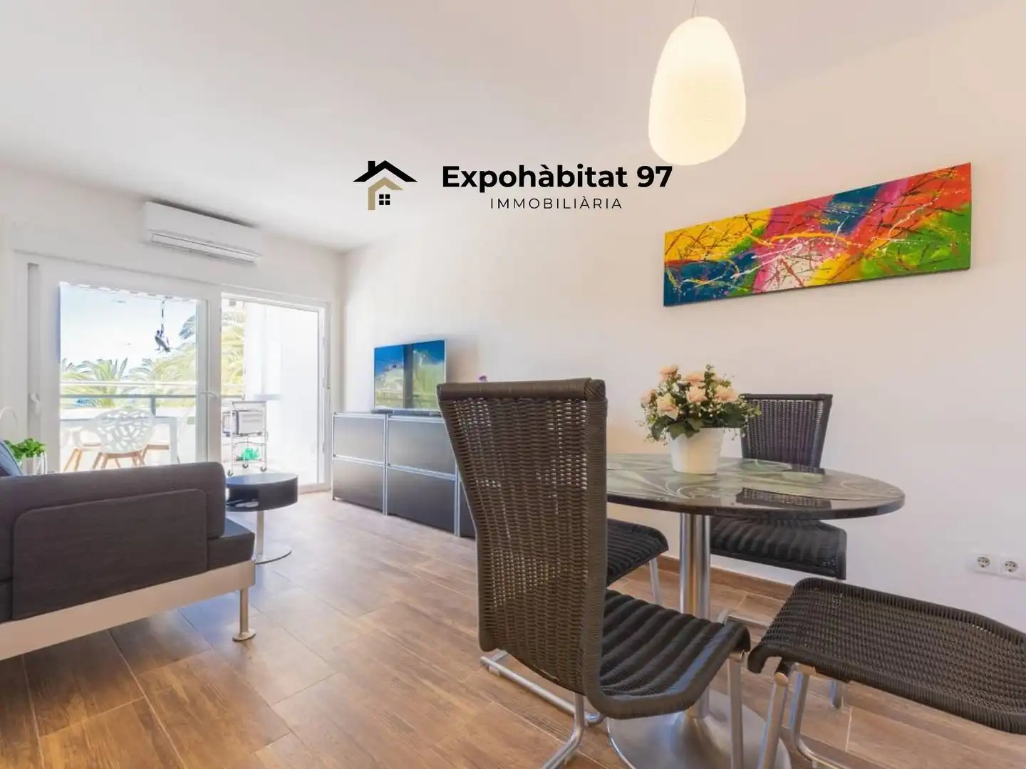 Living room of Apartments for sale in Salou  with Air Conditioner, Terrace and Furnished