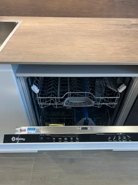 Cocina de Estudio de alquiler en Madrid con Aire acondicionado, Horno y Lavadora