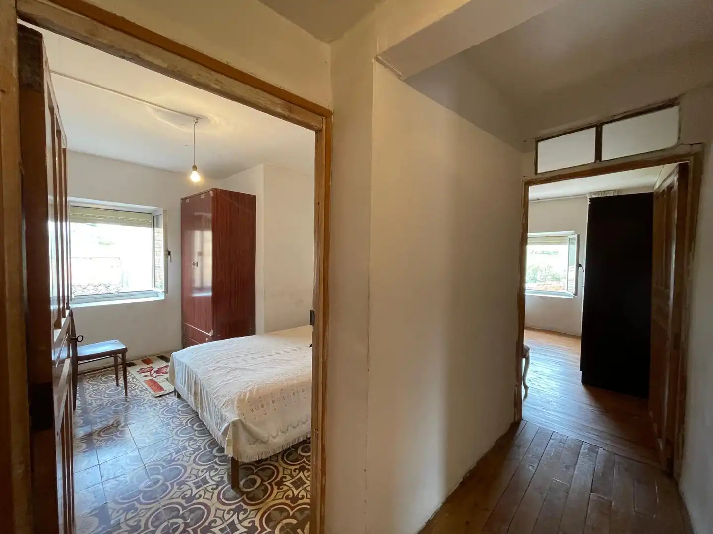Schlafzimmer von Country house zum Verkauf in Royuela de Río Franco mit Parkett und Abstellraum