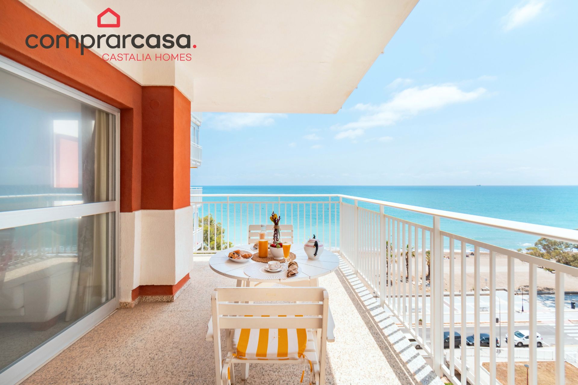 Terrace of Apartment for sale in Benicasim / Benicàssim  with Private garden, Terrace and Balcony