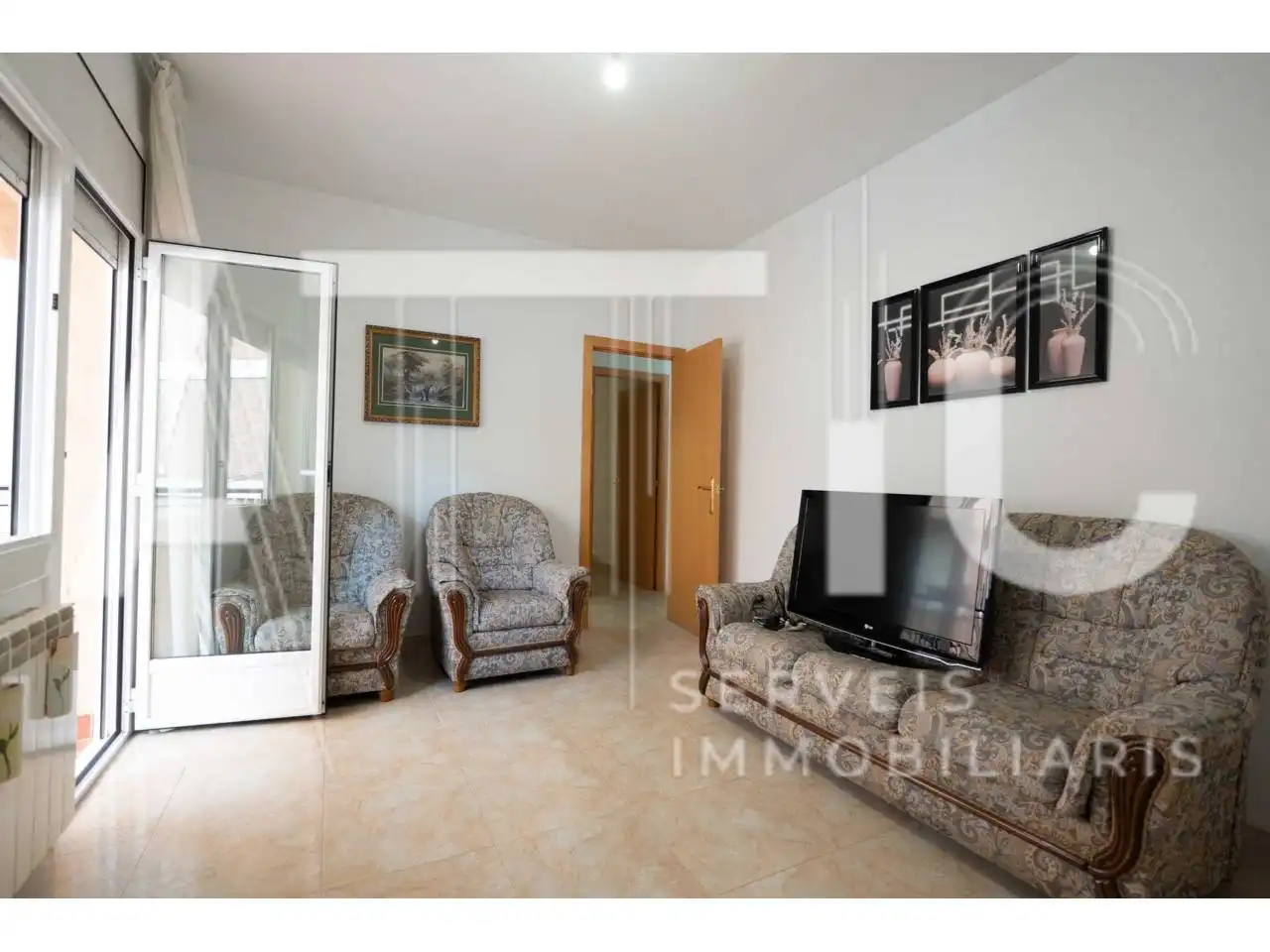 Sala de estar de Piso en venta en Sabadell con Calefacción y Balcón