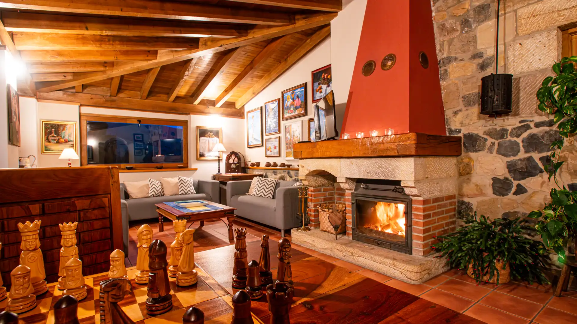 Sala de estar de Casa o chalet en venta en Villafufre con Jardín privado y Amueblado