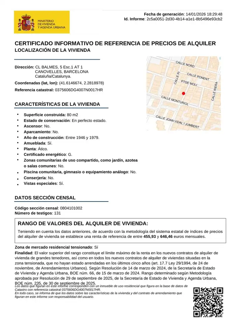 Ático de alquiler en Canovelles