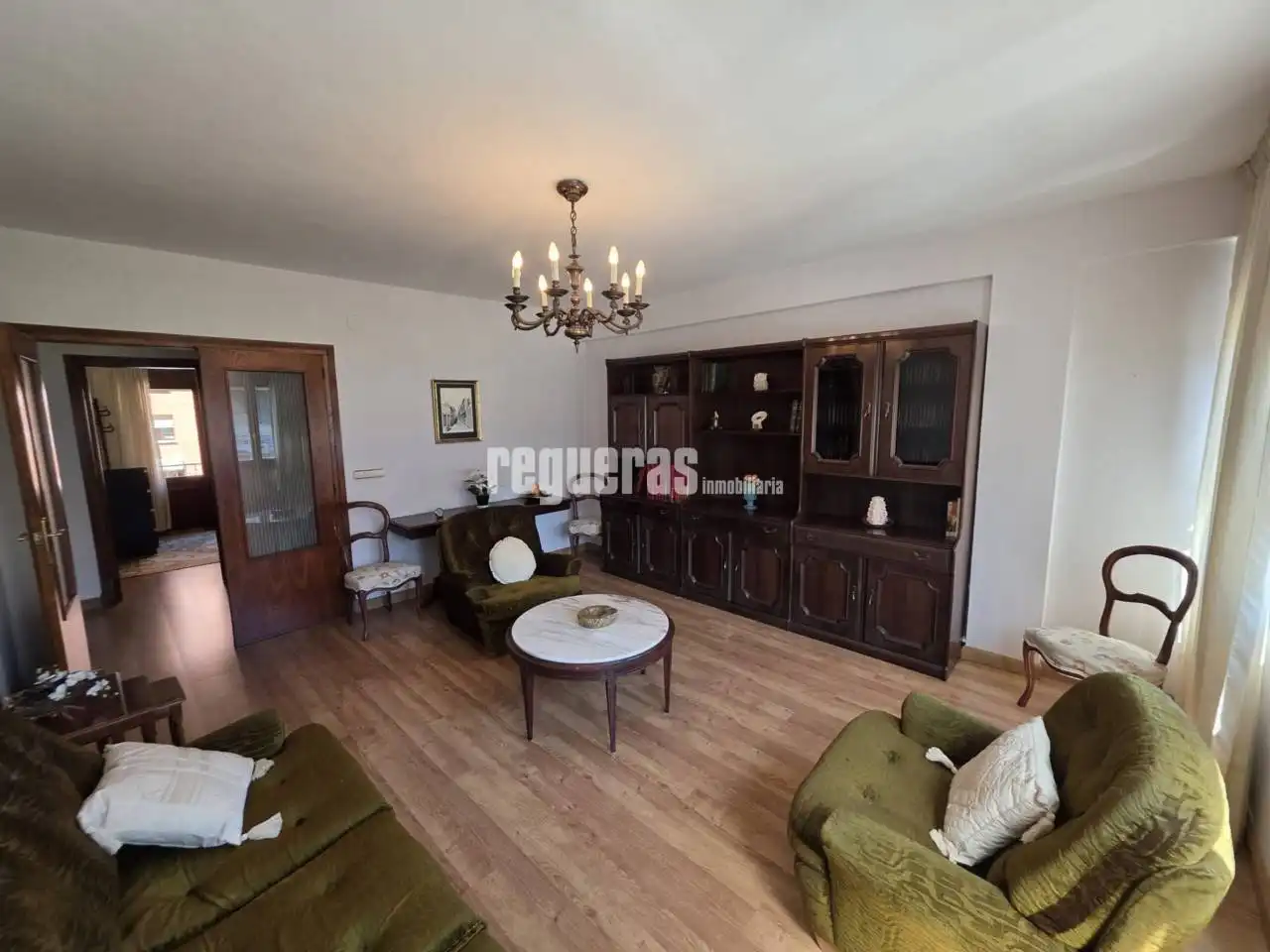 Wohnzimmer von Wohnungen zur Miete in Avilés mit Heizung, Terrasse und Möbliert