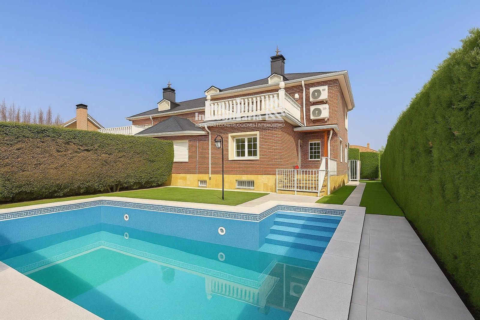 Swimming pool of Single-family semi-detached for sale in Carbajosa de la Sagrada  with Air Conditioner, Heating and Terrace