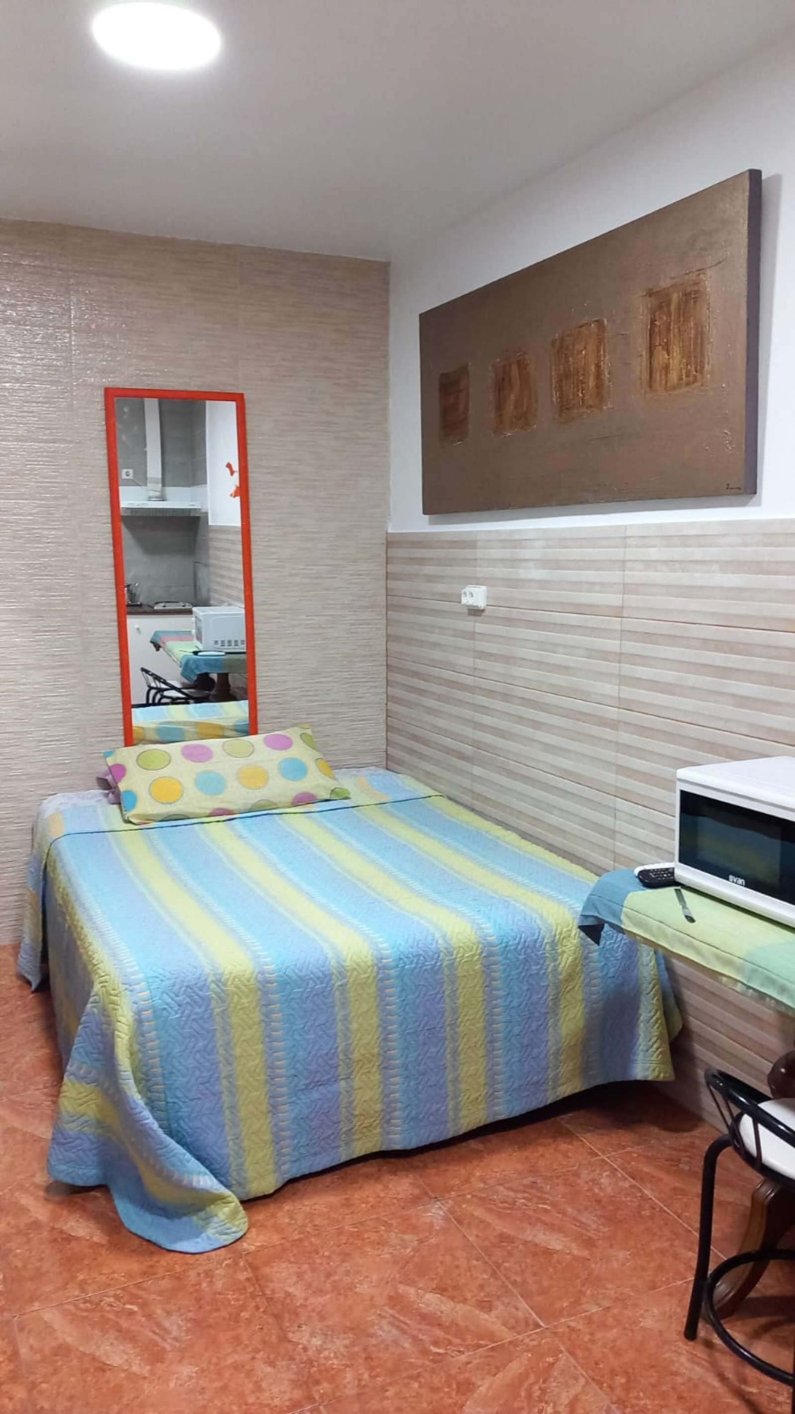 Bedroom of Study to share in L'Hospitalet de Llobregat  with Air Conditioner, Heating and Terrace