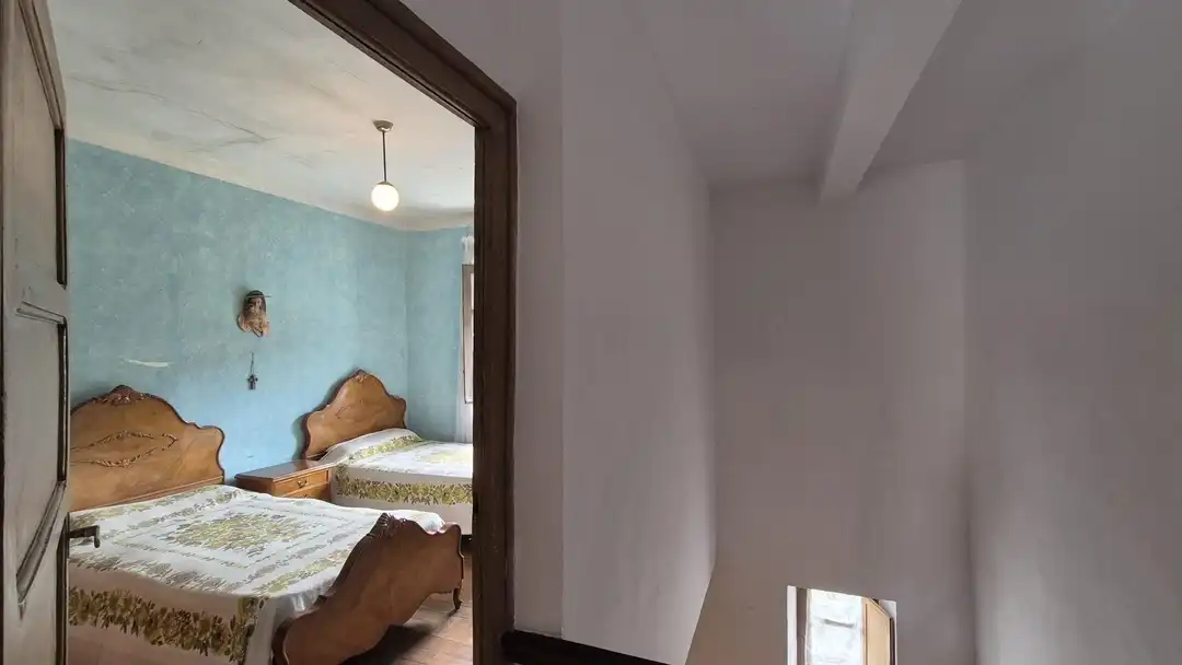Schlafzimmer von Haus oder Chalet zum Verkauf in Puente la Reina / Gares mit Privatgarten, Terrasse und Möbliert