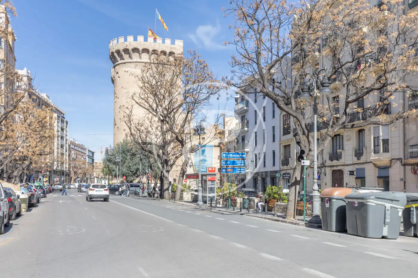 Vista exterior de Pis de lloguer en Valencia amb Aire condicionat, Calefacció i Moblat