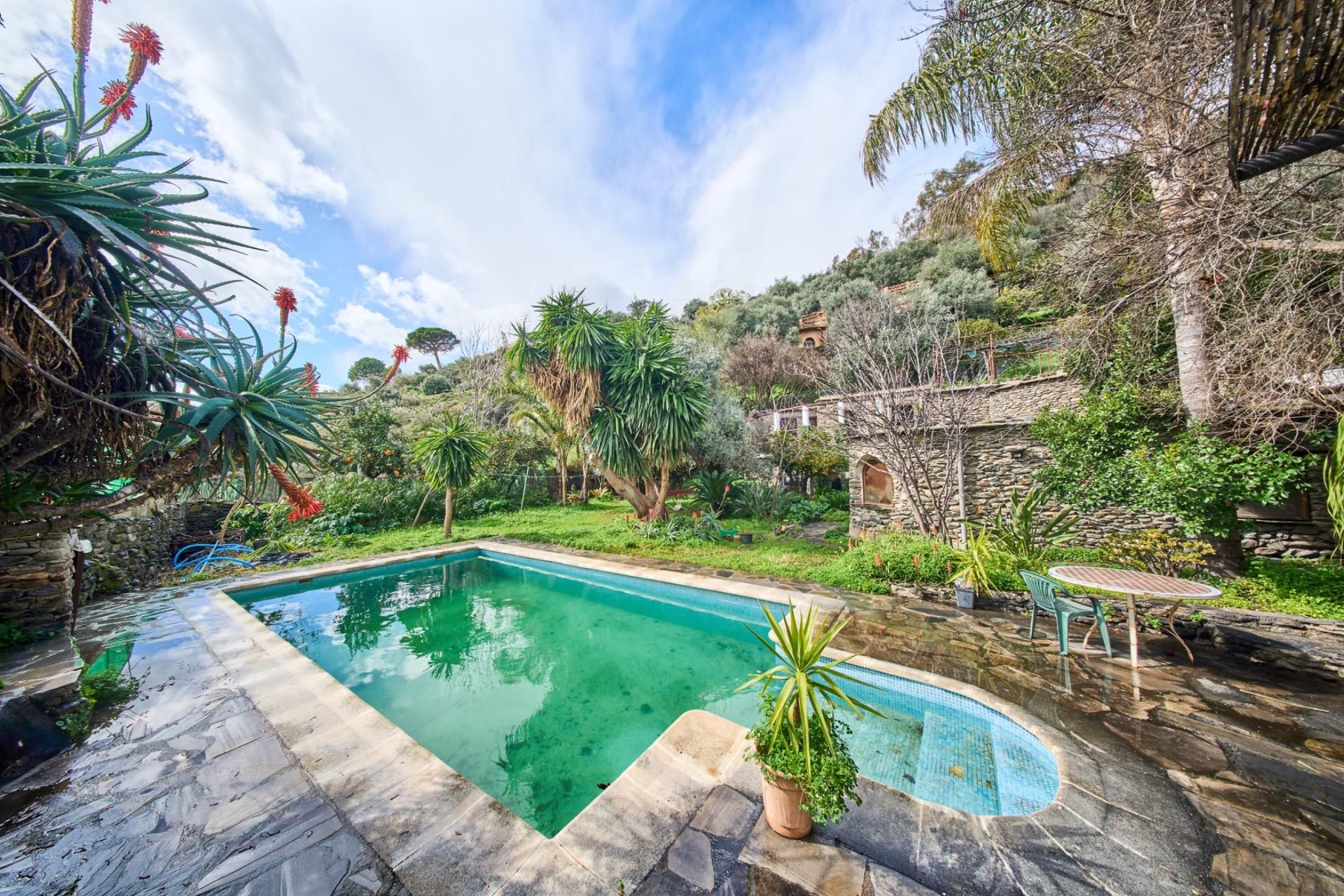 Piscina de Finca rústica en venda en Órgiva amb Jardí privat, Terrassa i Piscina
