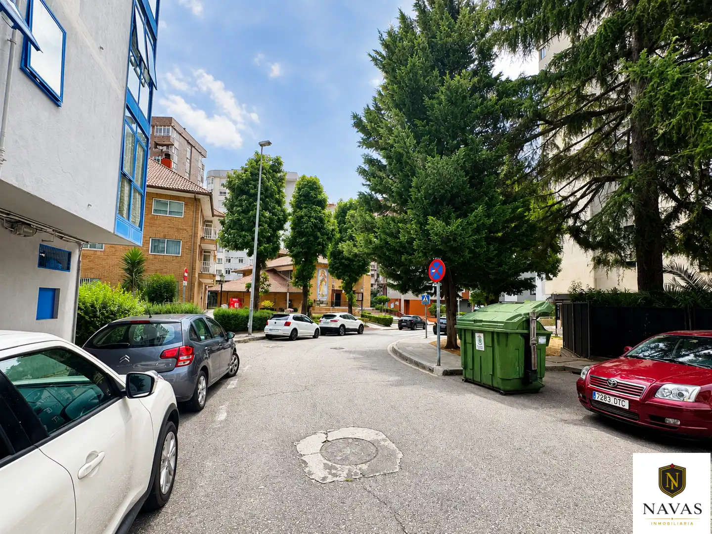Exterior view of Flat for sale in Vigo   with Heating, Parquet flooring and Furnished
