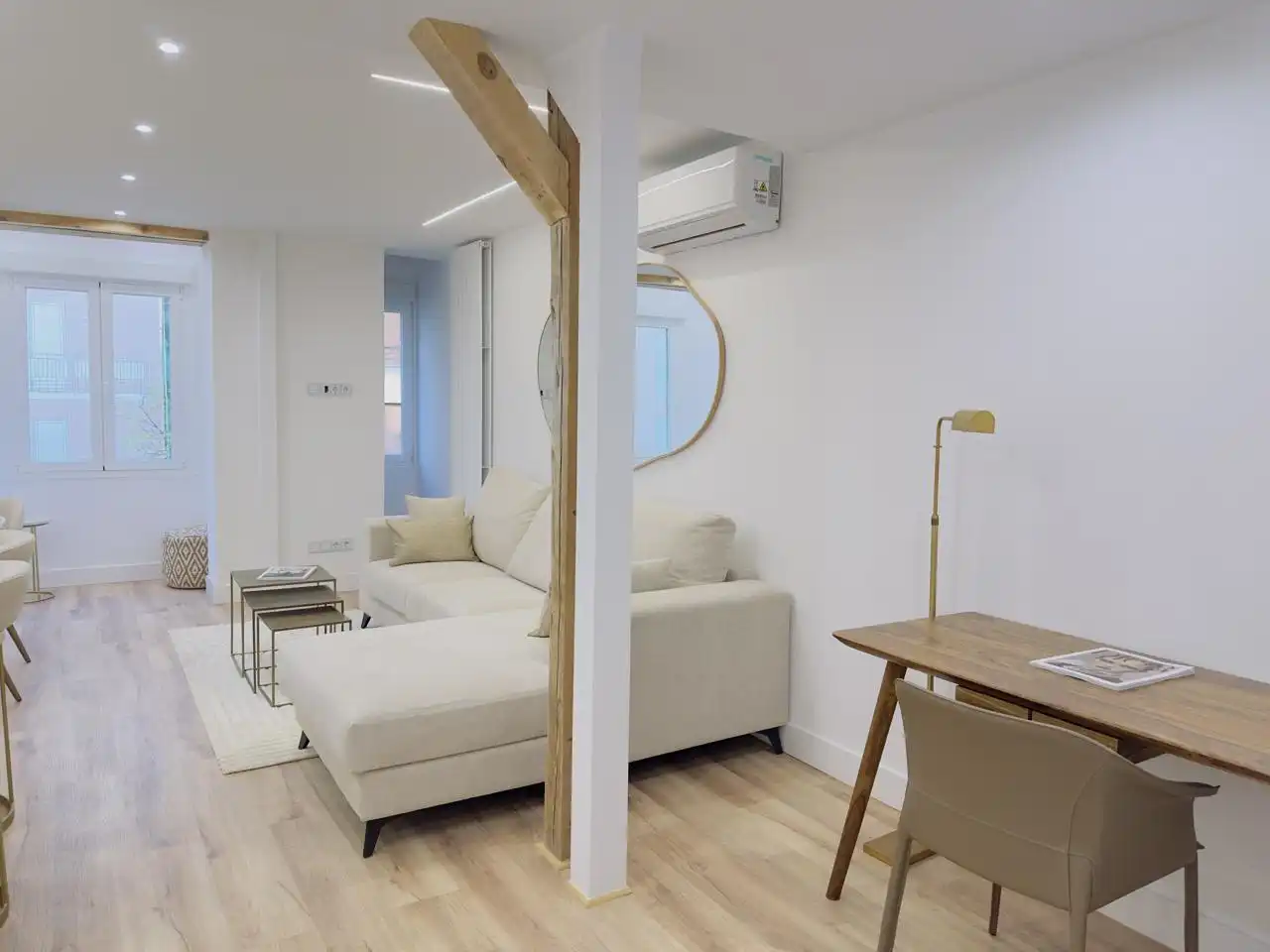 Wohnzimmer von Wohnung zum Verkauf in Madrid mit Klimaanlage, Heizung und Möbliert