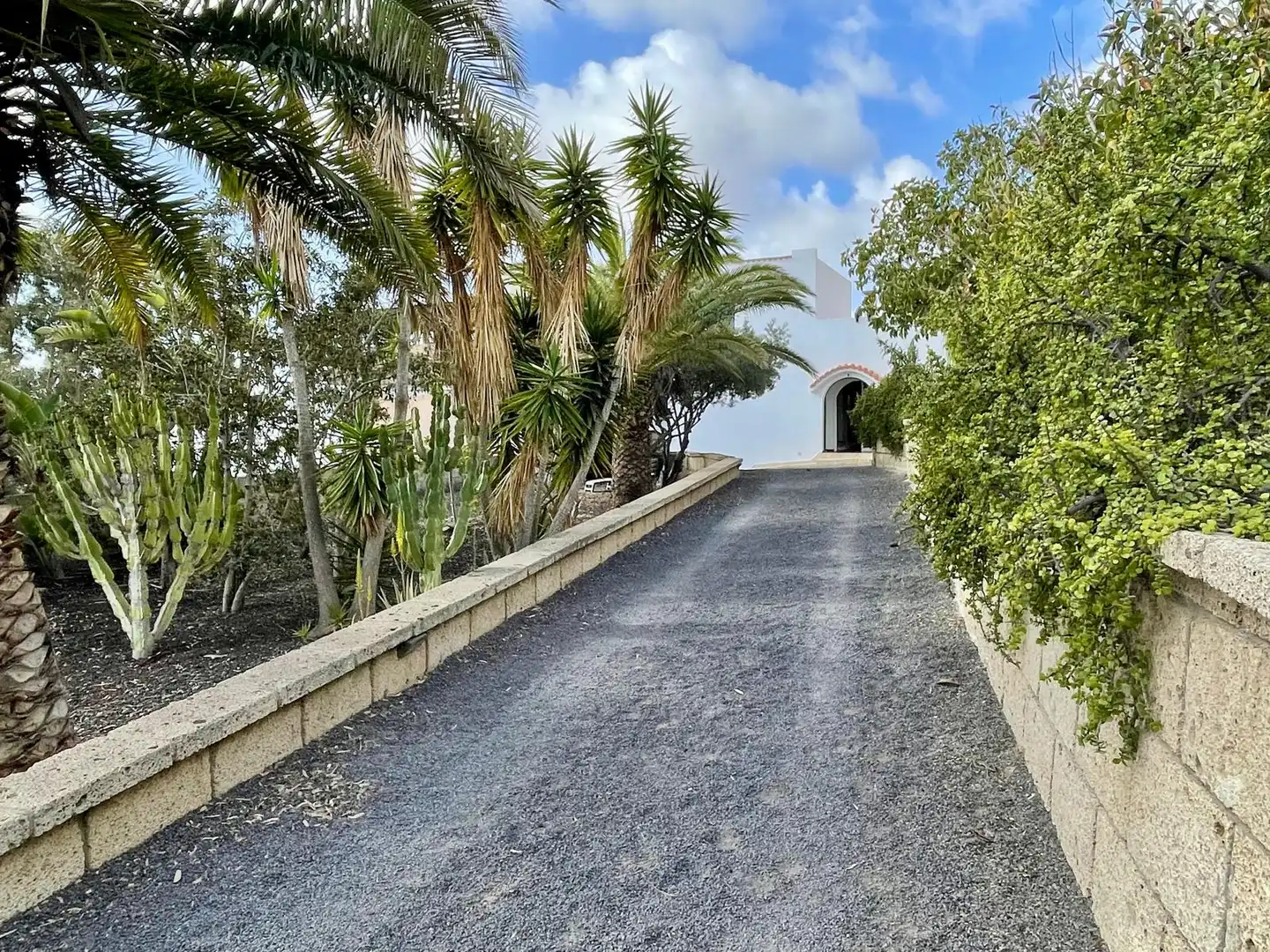 Exterior view of Houses for sale in Granadilla de Abona  with Private garden, Terrace and Swimming Pool