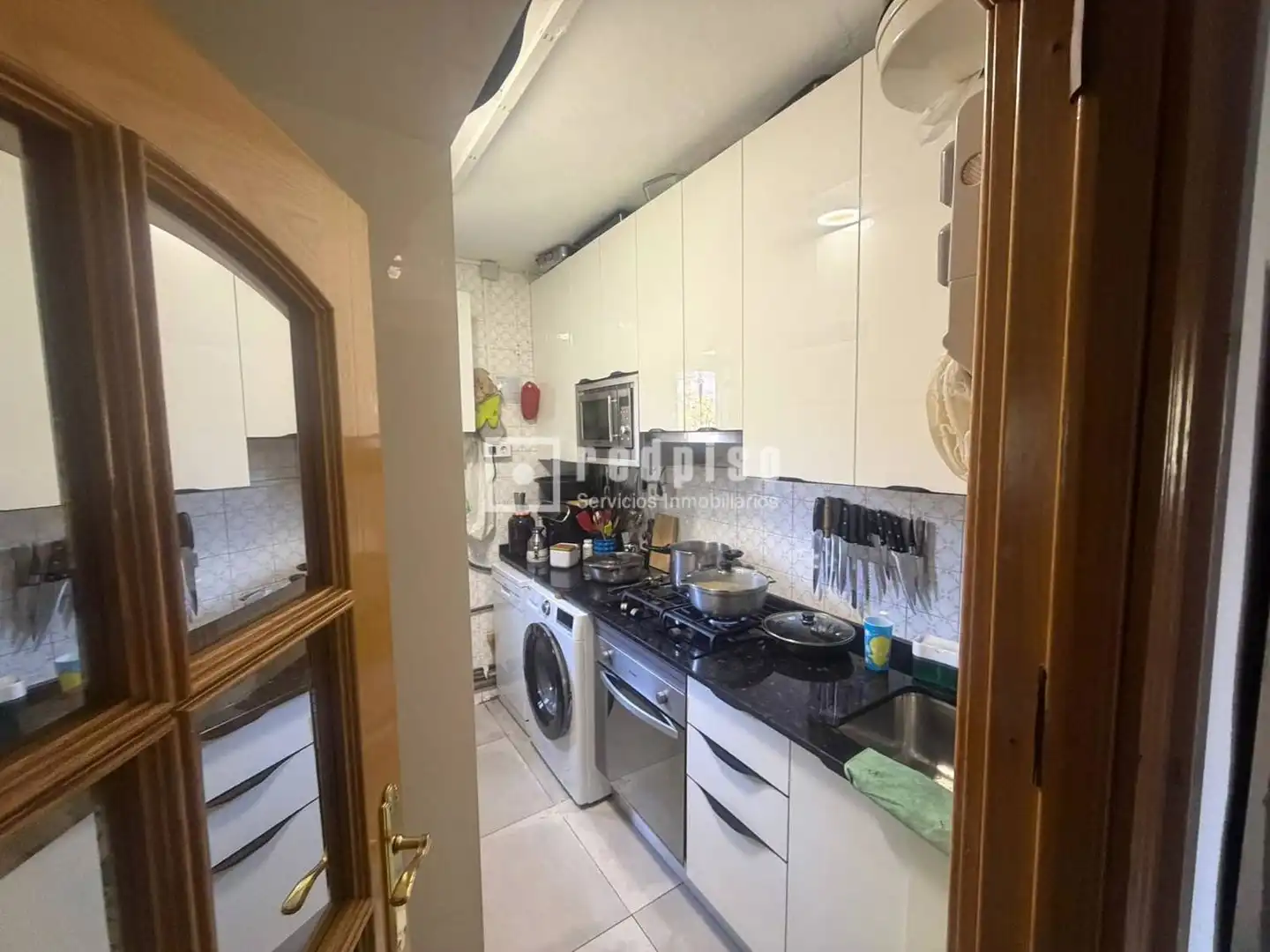 Küche von Wohnung zum Verkauf in Madrid mit Klimaanlage und Heizung