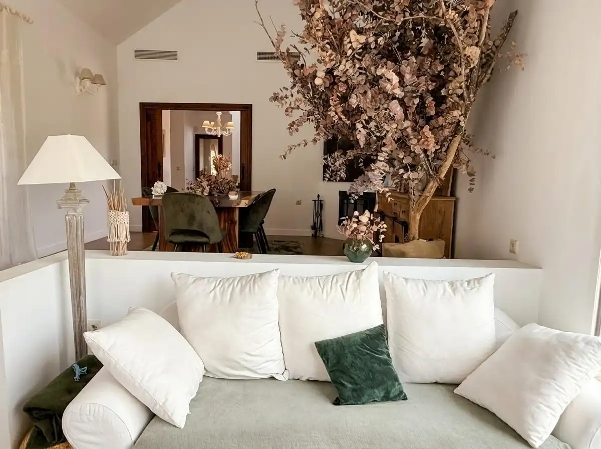 Sala de estar de Casa o chalet en venta en San Vicente del Raspeig / Sant Vicent del Raspeig con Aire acondicionado, Jardín privado y Terraza