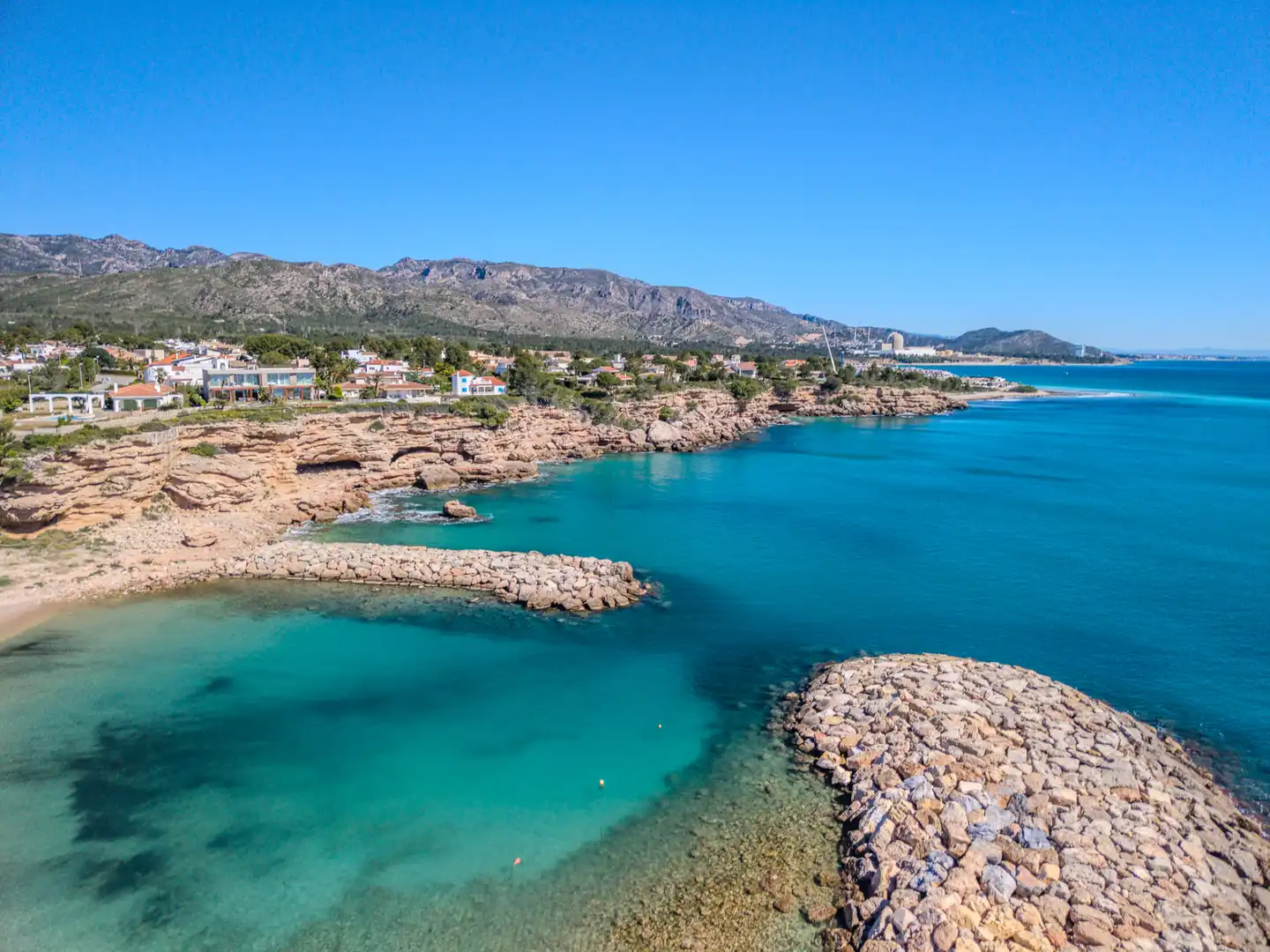 Exterior view of Houses for sale in L'Ametlla de Mar   with Air Conditioner, Heating and Private garden
