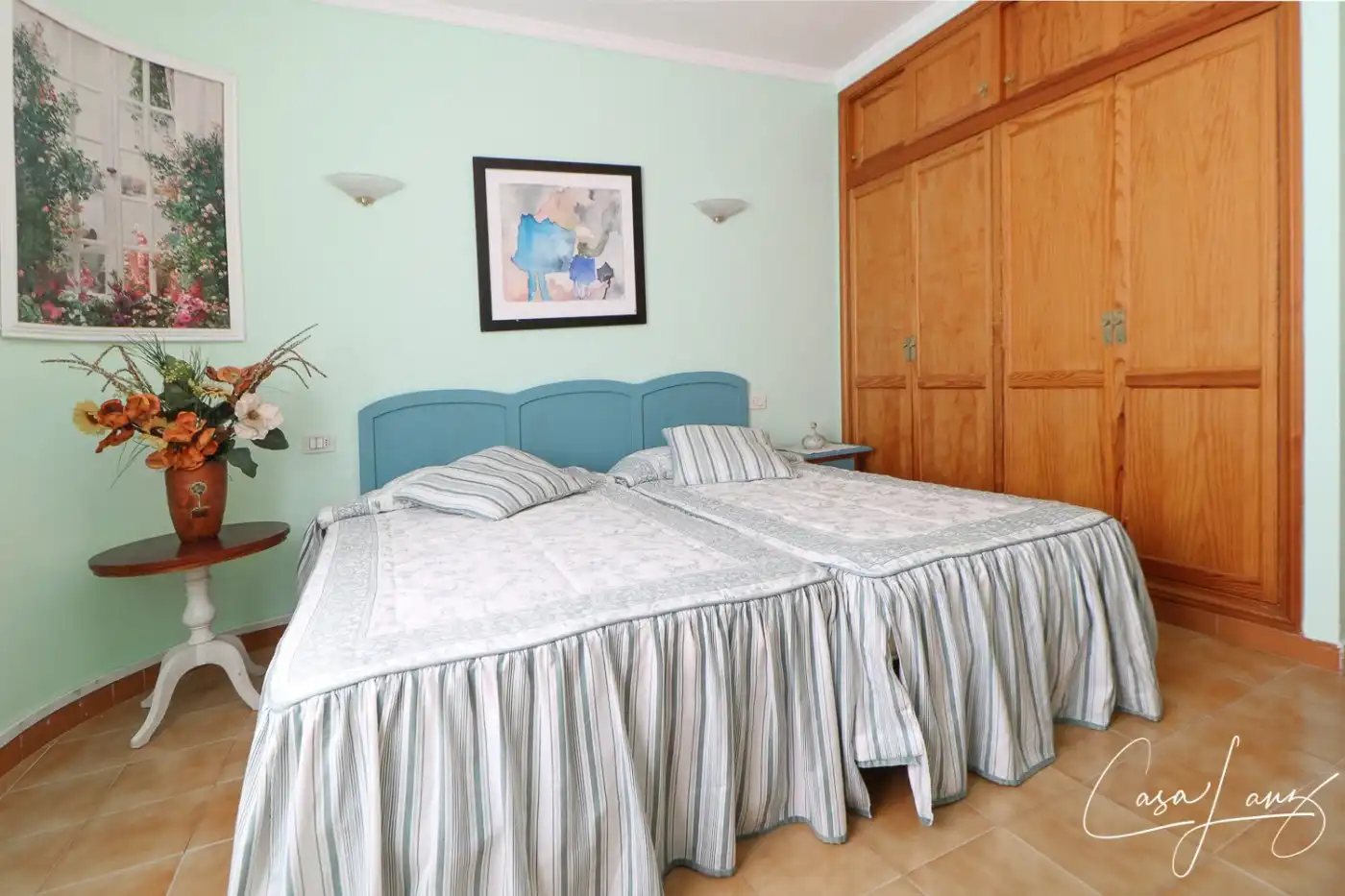 Dormitori de Casa o xalet en venda en San Bartolomé amb Aire condicionat, Jardí privat i Terrassa