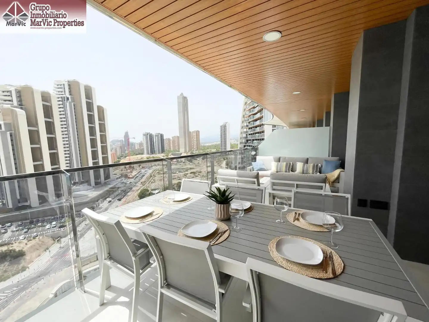 Terrasse von Wohnung zum Verkauf in Benidorm mit Terrasse, Möbliert und Gemeinschaftspool
