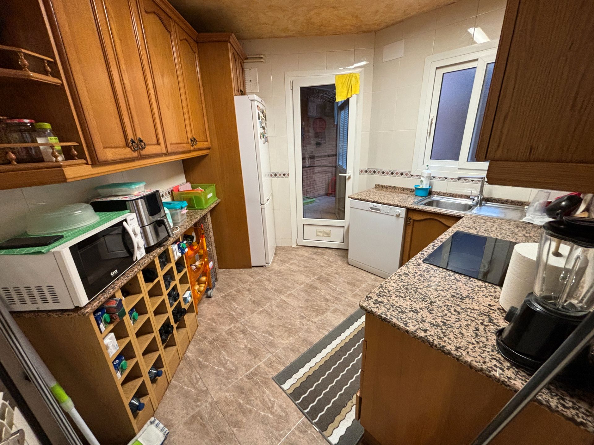 Kitchen of Flat for sale in  Lleida Capital  with Heating, Furnished and Oven