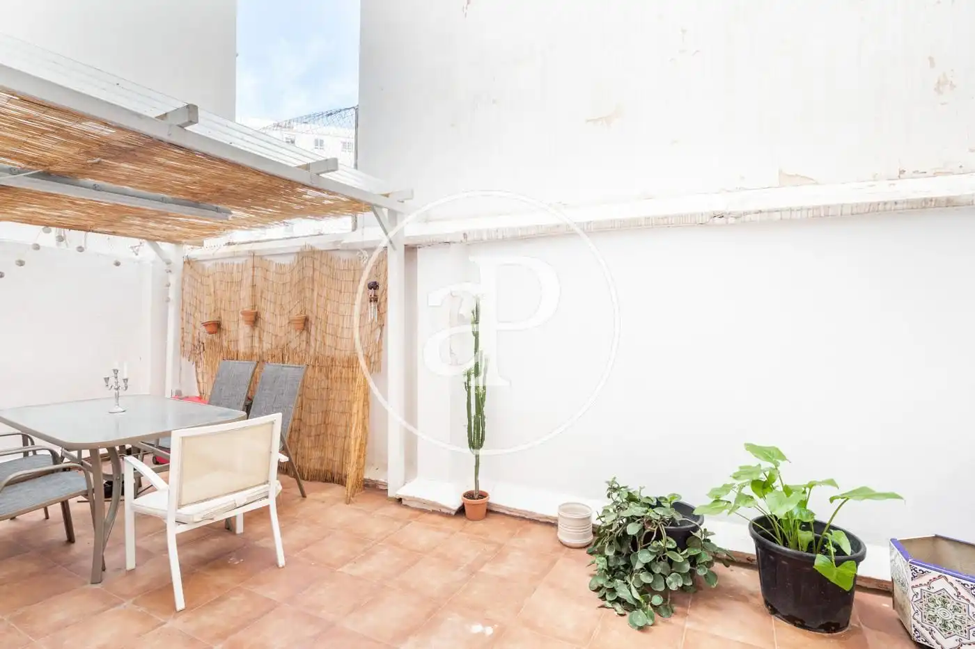 Terraza de Piso de alquiler en Valencia con Aire acondicionado, Calefacción y Terraza