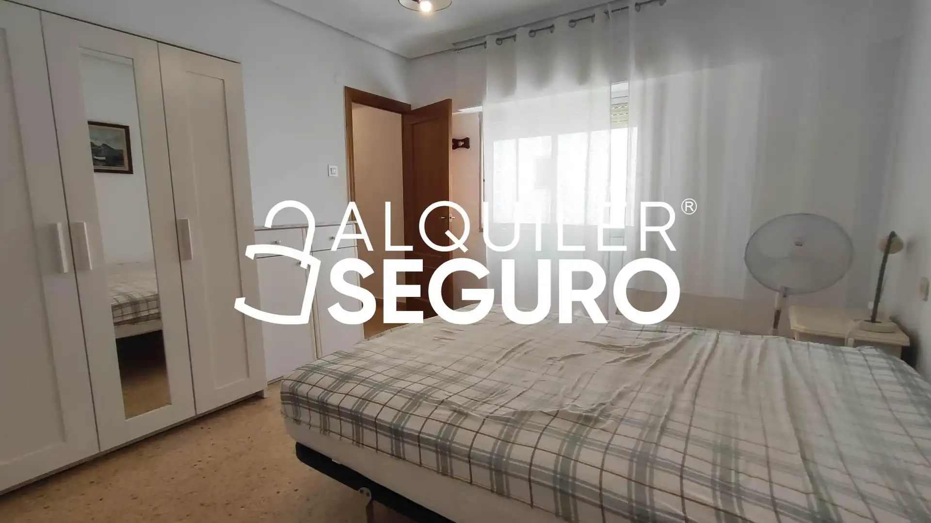 Bedroom of Flat for rent in Sagunto / Sagunt  with Air Conditioner, Terrace and Furnished