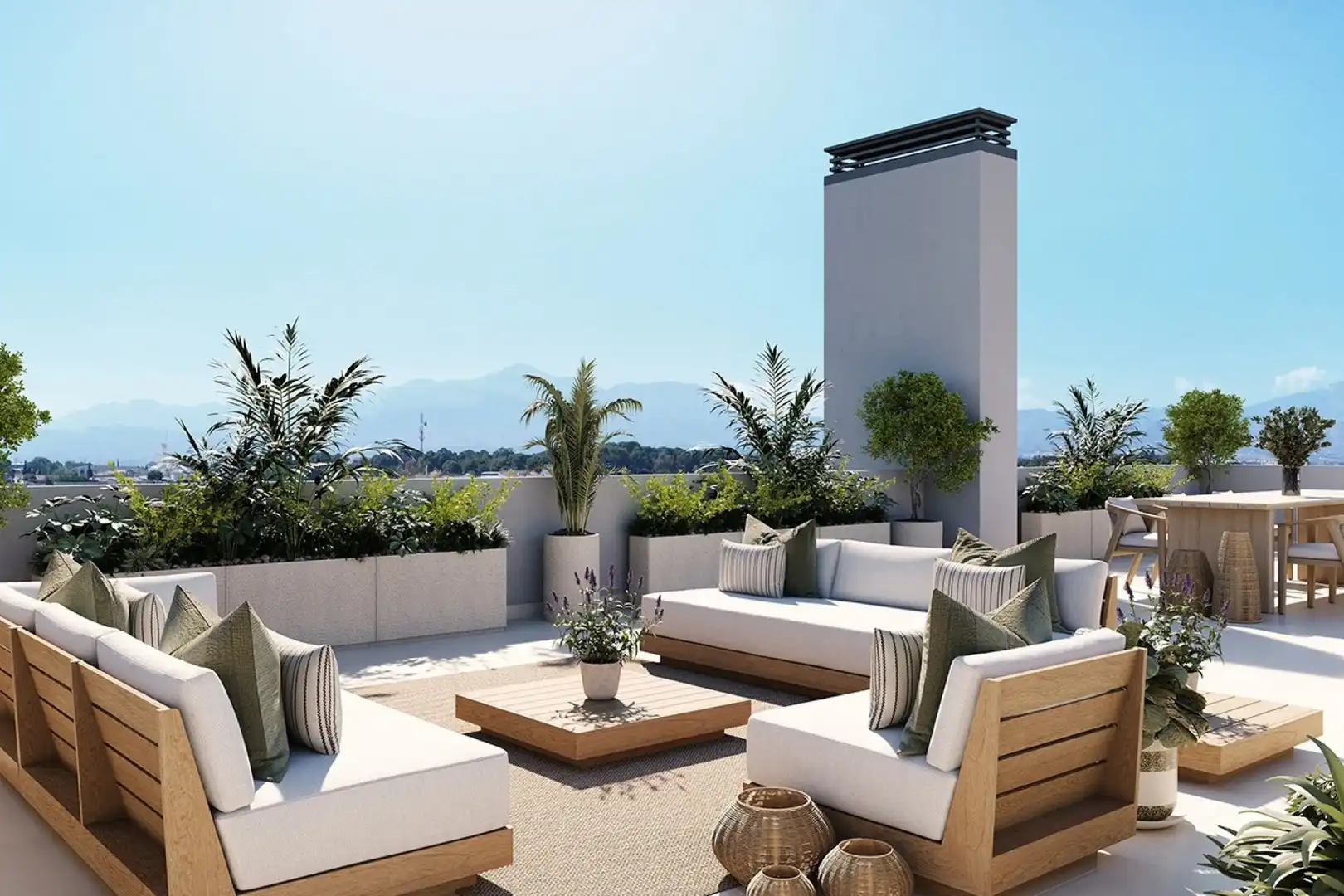 Terrace of Attic for sale in Alicante / Alacant  with Air Conditioner, Private garden and Terrace
