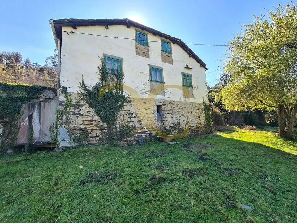 Vista exterior de Casa o xalet en venda en Villayón amb Jardí privat