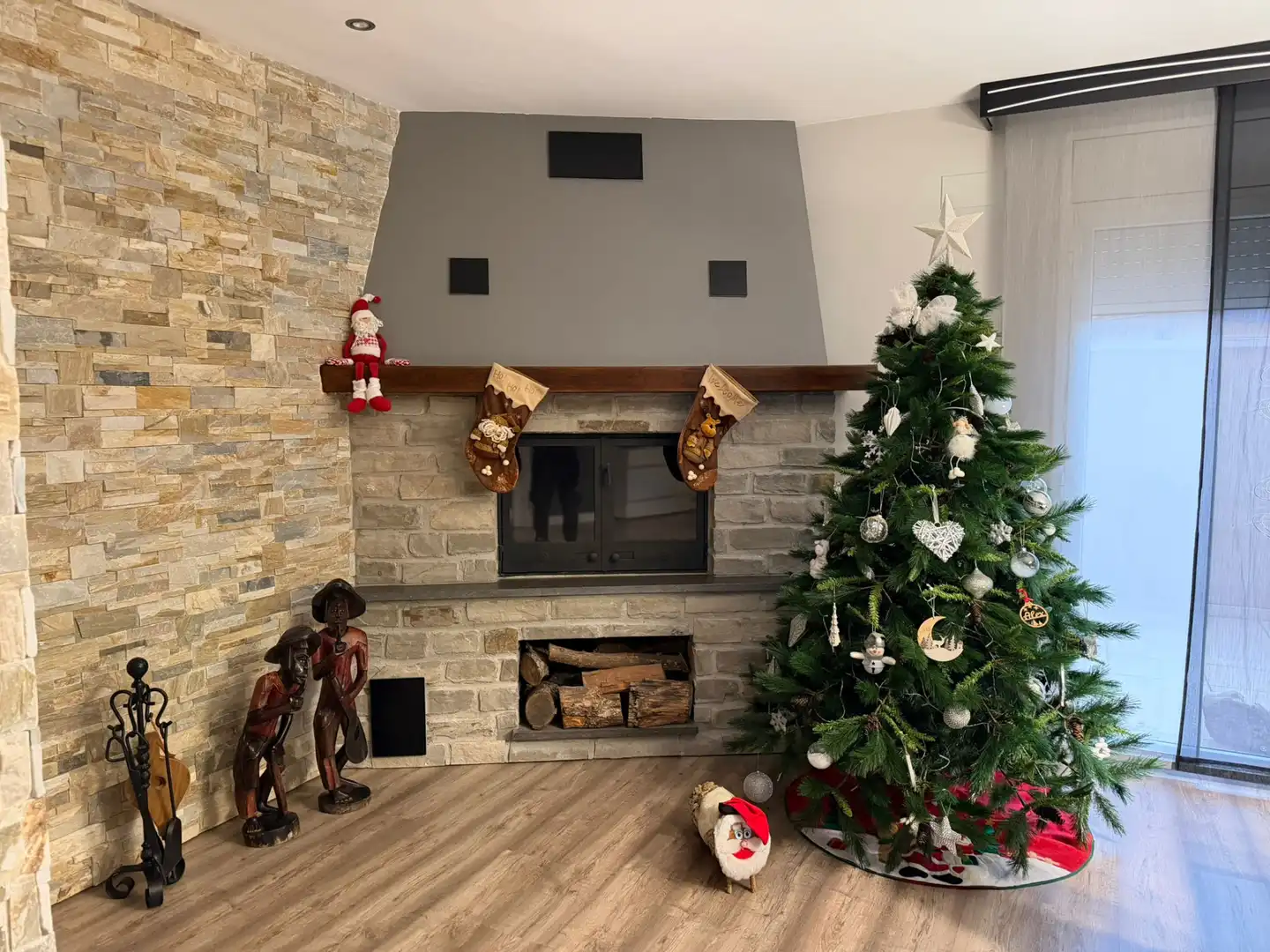 Living room of Houses for sale in Albesa  with Air Conditioner, Heating and Parquet flooring