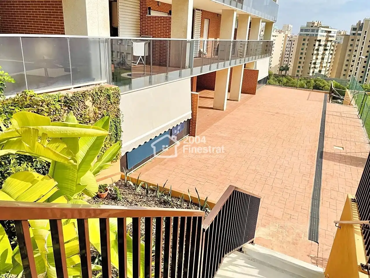 Terrassa de Apartament de lloguer en Villajoyosa / La Vila Joiosa amb Aire condicionat, Terrassa i Moblat