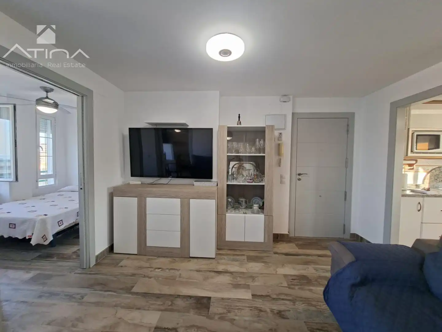 Wohnzimmer von Wohnungen zum Verkauf in Gandia mit Klimaanlage, Heizung und Privatgarten
