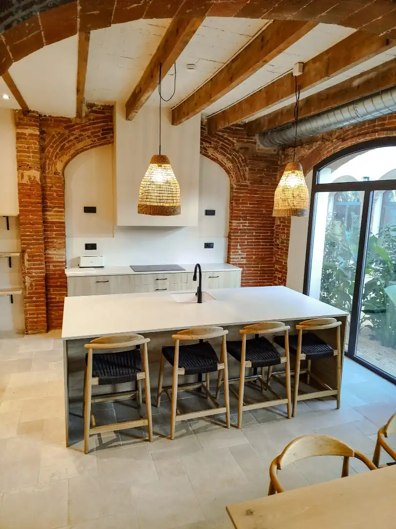 Cuina de Finca rústica en venda en Santa Cristina d'Aro amb Aire condicionat, Calefacció i Jardí privat