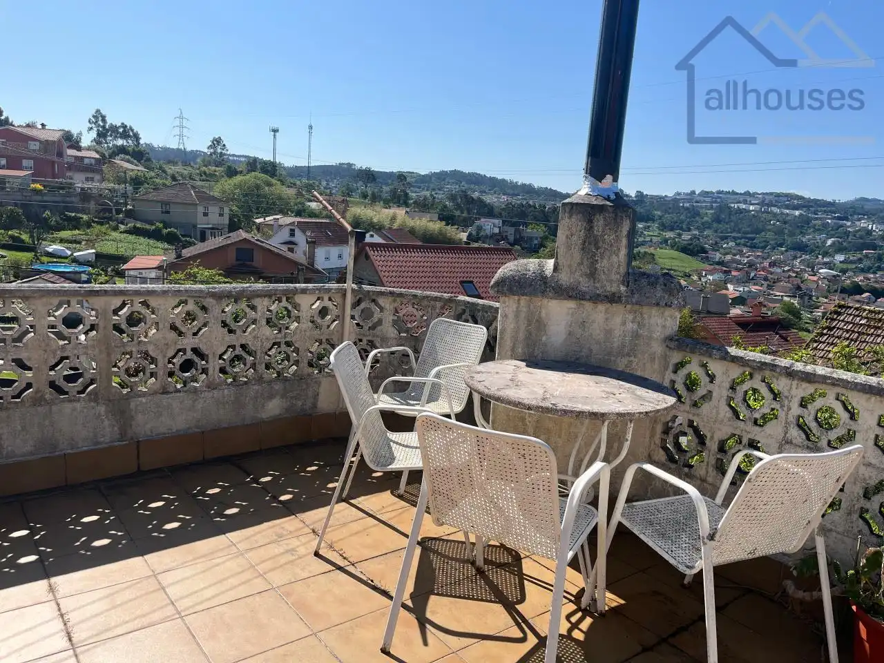 Terraza de Casa o chalet en venta en Vigo  con Calefacción y Terraza