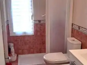 Bathroom of Flat for rent in Gijón   with Heating, Parquet flooring and Furnished