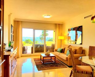 Living room of Apartment to rent in Manilva  with Air Conditioner, Terrace and Furnished