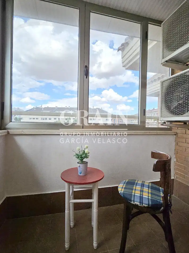 Balcony of Flat for sale in Albacete  with Air Conditioner, Heating and Storage room