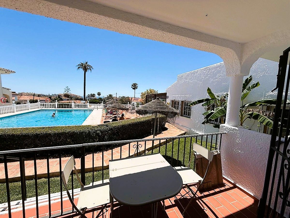 Jardí de Apartament en venda en Mijas amb Aire condicionat, Terrassa i Moblat