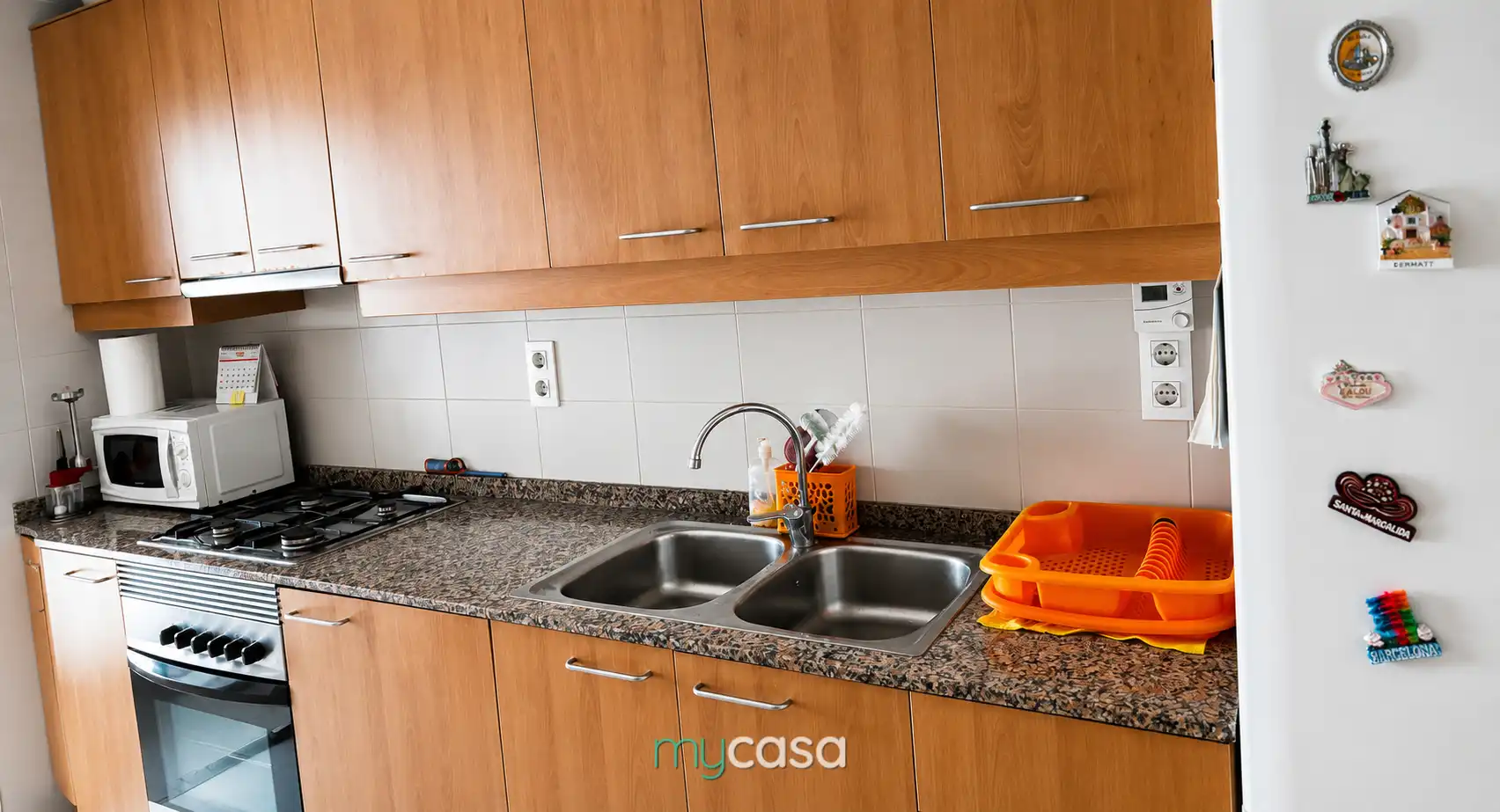 Cocina de Piso en venta en Badalona con Aire acondicionado, Trastero y Amueblado