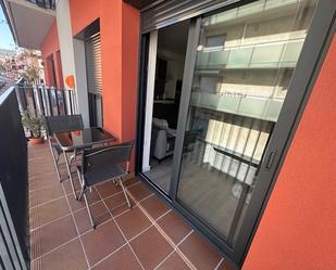 Balcony of Flat for sale in Badalona  with Air Conditioner, Heating and Storage room