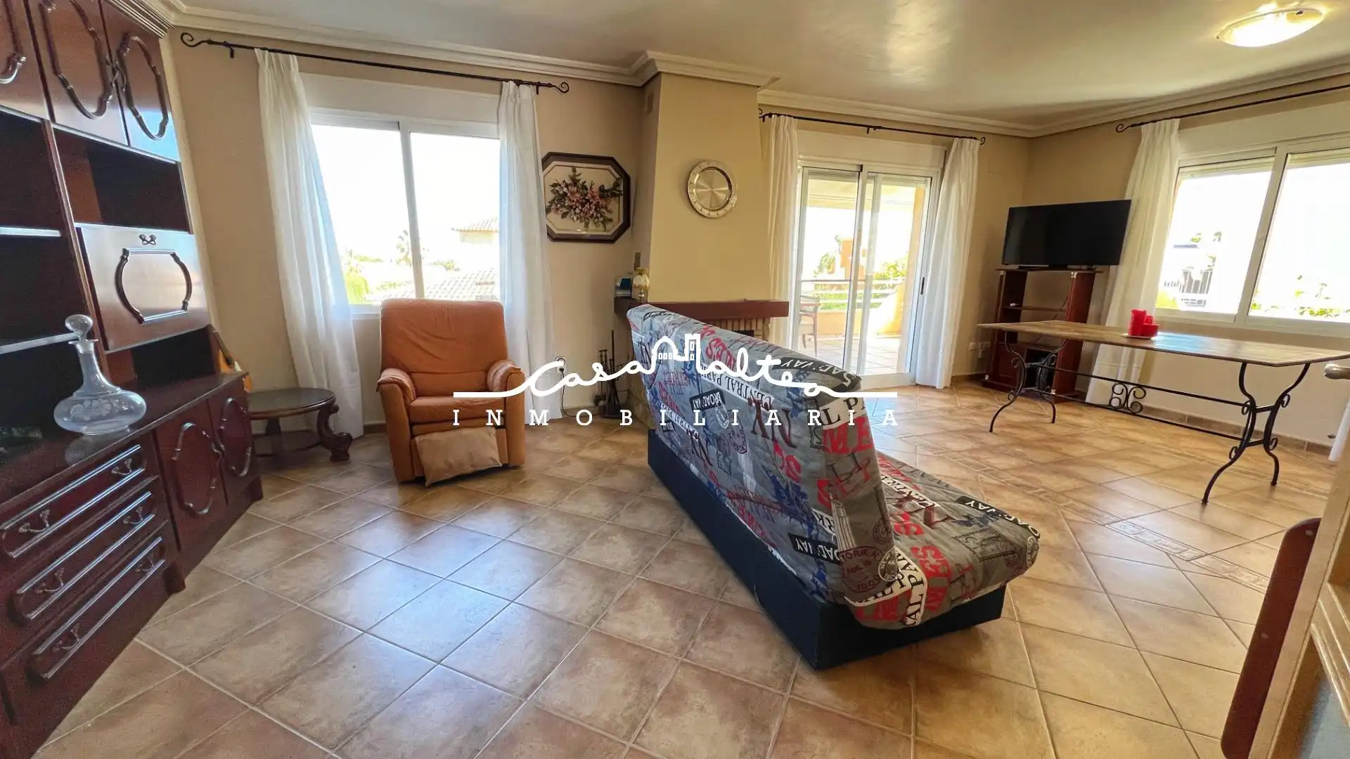 Living room of Houses for sale in L'Alfàs del Pi  with Private garden, Terrace and Swimming Pool