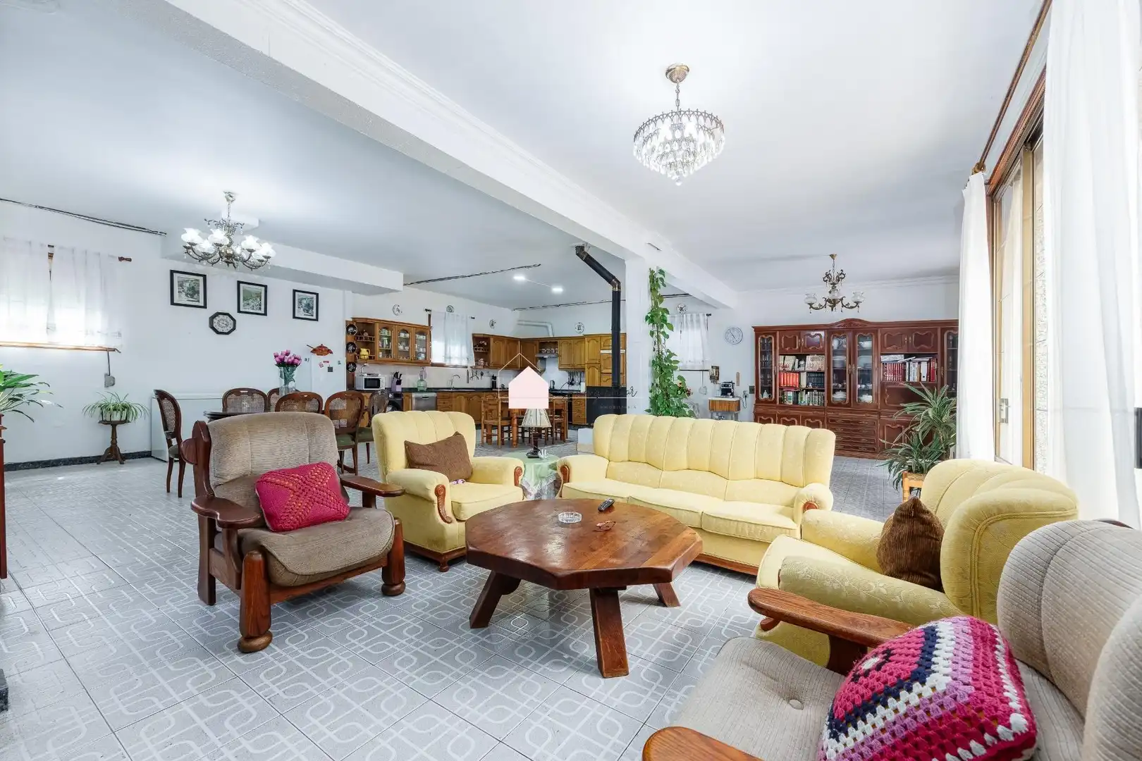 Sala de estar de Casa o chalet en venta en Gondomar con Calefacción, Jardín privado y Trastero