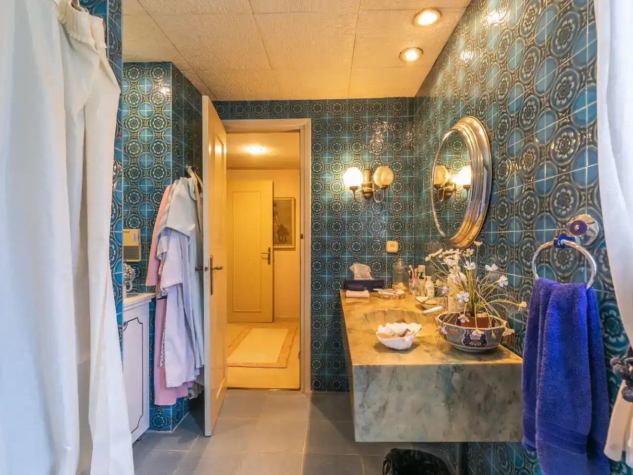 Baño de Casa o chalet en venta en Madrid con Aire acondicionado, Jardín privado y Parquet