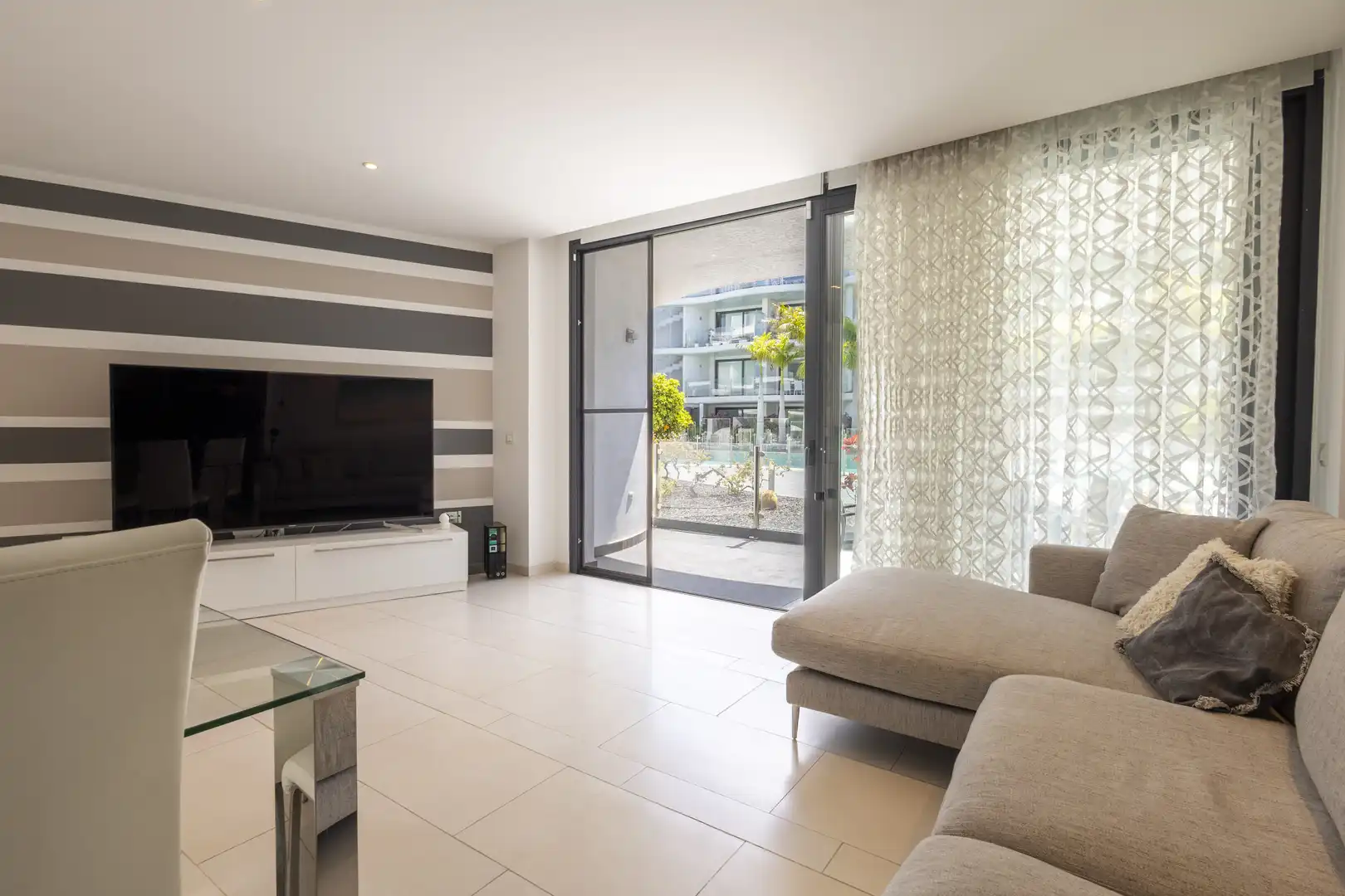 Sala de estar de Apartamento en venta en Arona con Aire acondicionado, Jardín privado y Terraza