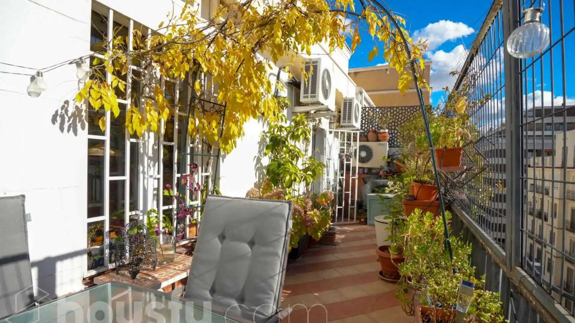 Terrace of Attic for sale in  Madrid Capital  with Air Conditioner, Heating and Parquet flooring