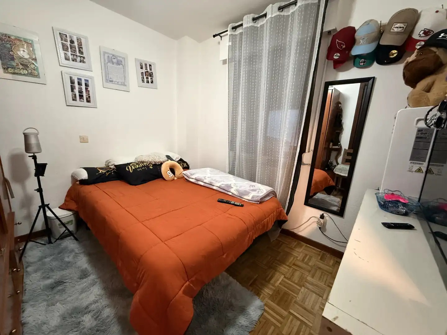 Bedroom of Flat for sale in Madrid  with Heating, Parquet flooring and Terrace