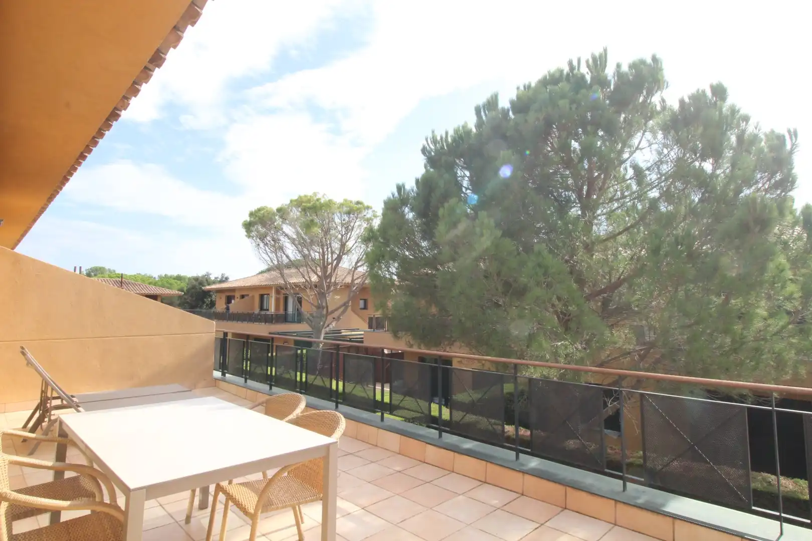 Terrace of Flat for rent in Navata  with Heating, Terrace and Swimming Pool