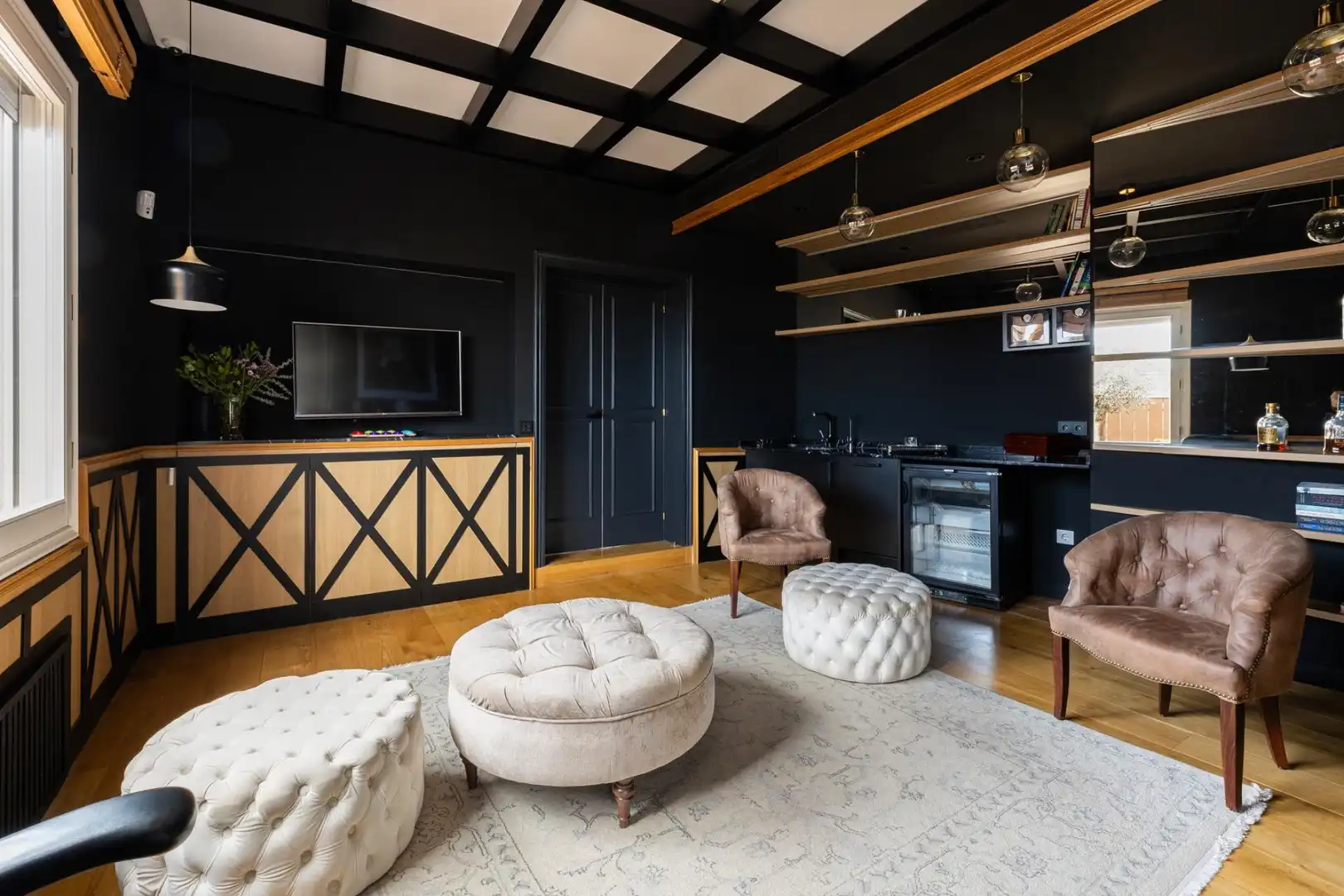 Sala de estar de Ático en venta en Barcelona con Aire acondicionado, Calefacción y Parquet