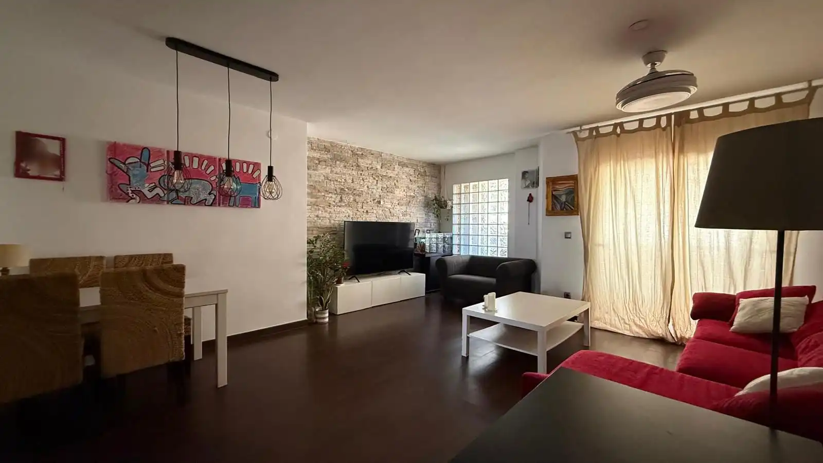 Living room of Flat for sale in Dénia  with Air Conditioner, Heating and Terrace